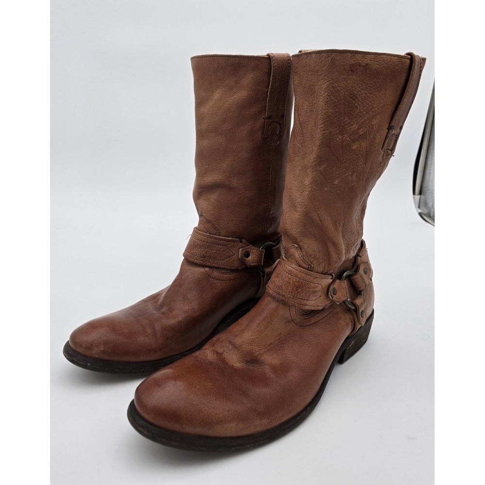 Frye Men's Harness Boots 87806 4001 Size 9.5 D Brown